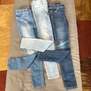 The Children’s Place Girls Stretch Knit Denim Jeggings 3-pack